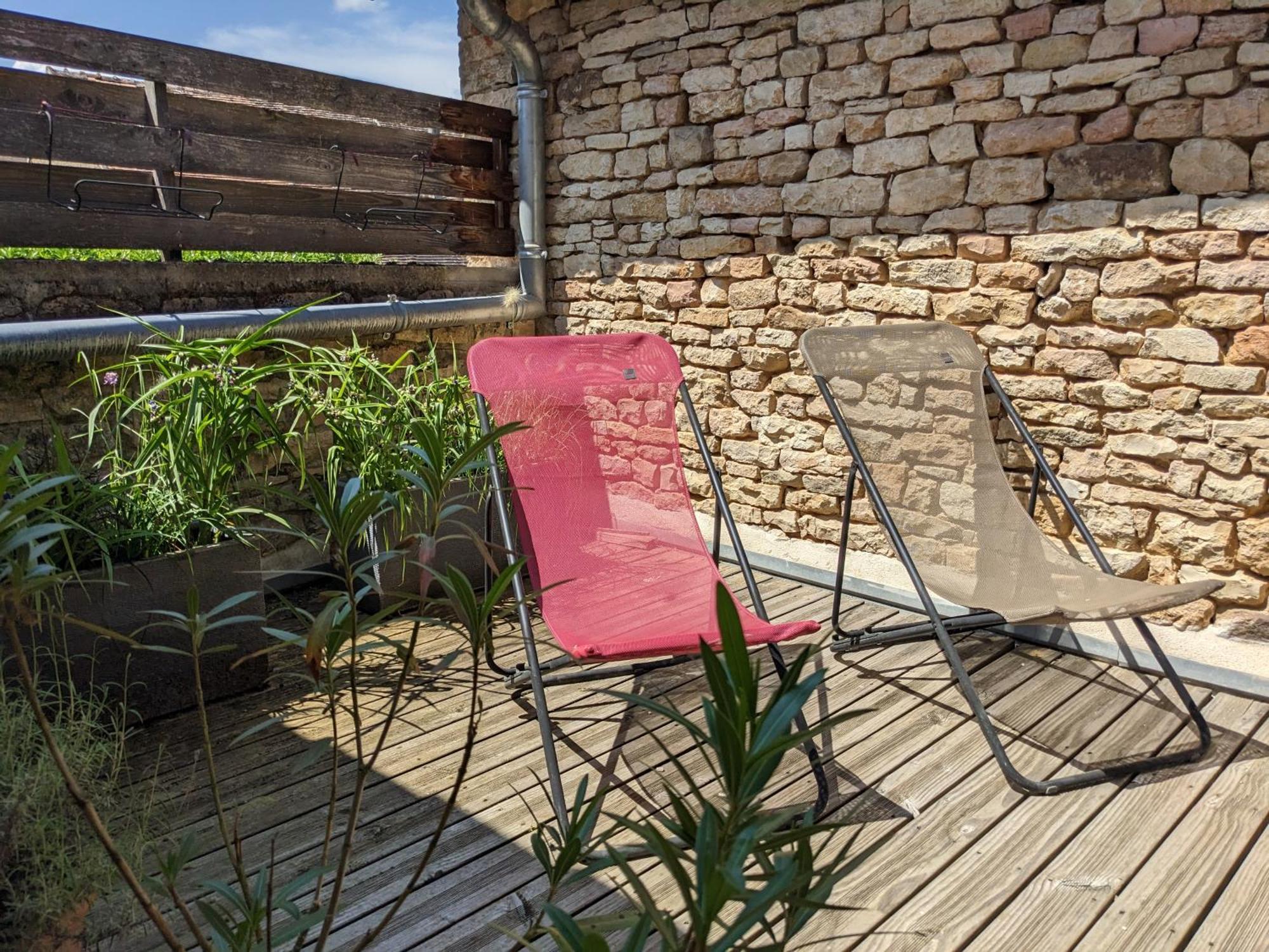La Terrasse - Old Winemaker'S Cottage In St Gengoux Saint-Gengoux-le-National Exteriör bild